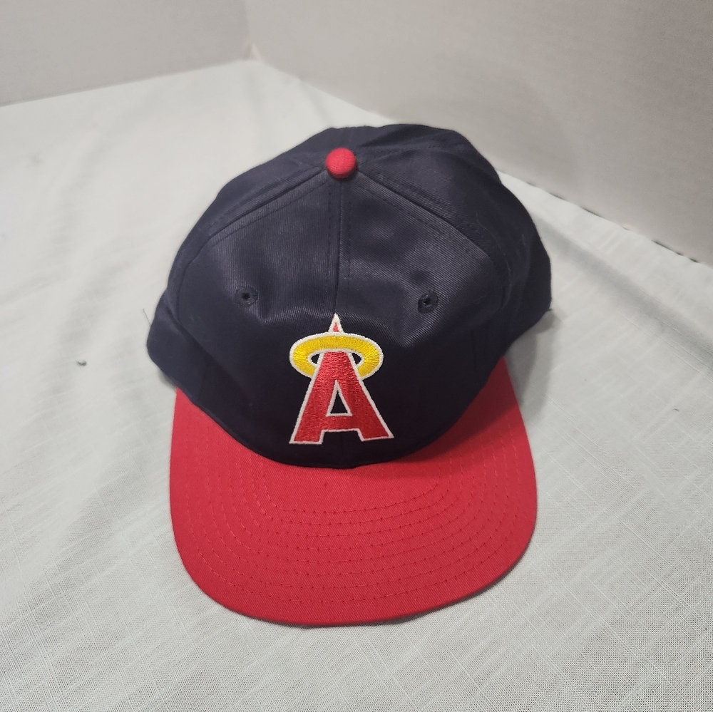Angels Navy and Red Baseball Cap Snapback